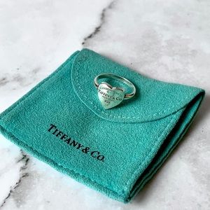Vintage Tiffany & Co “Return to Tiffany” Sterling Heart Ring